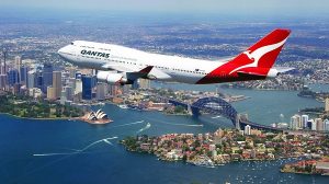 First direct flight from London to Perth with Qantas airline 
