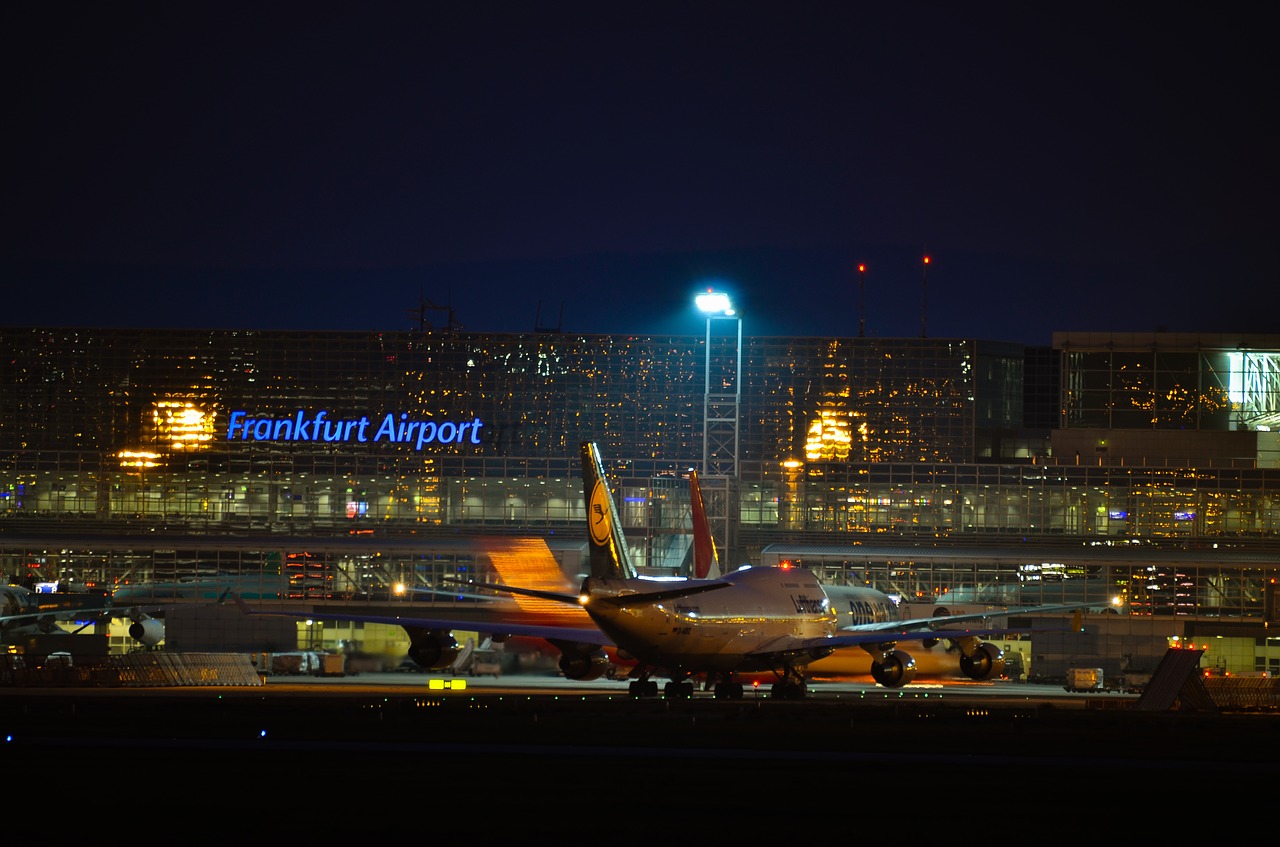 Busiest airports in Europe, the fourth one is in Frankfurt